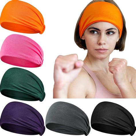 Workout headband. YONUF Fashion Headbands For Women Wide Headband Yoga Workout Head Bands Hair Accessories Band Black White Gray 6 Pack Visit the YONUF Store 4.4 4.4 out of 5 stars 4,838 ratings 
