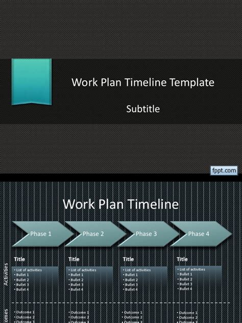 Workplan Timeline Powerpoint Template