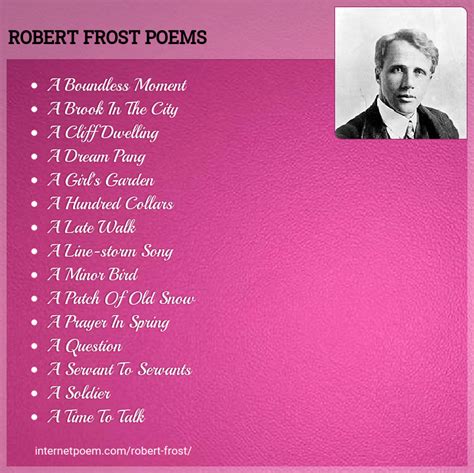 Works of robert frost