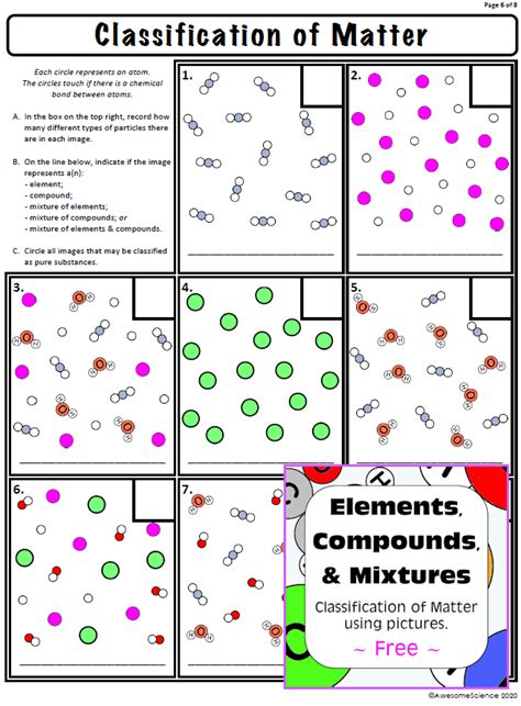 Worksheet Of Classification Matter With Answers