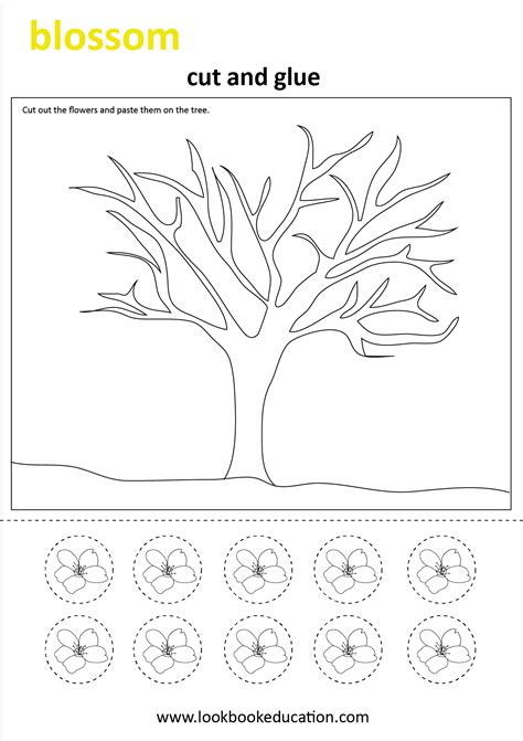 Worksheet Spring Blossom Lookbook Education