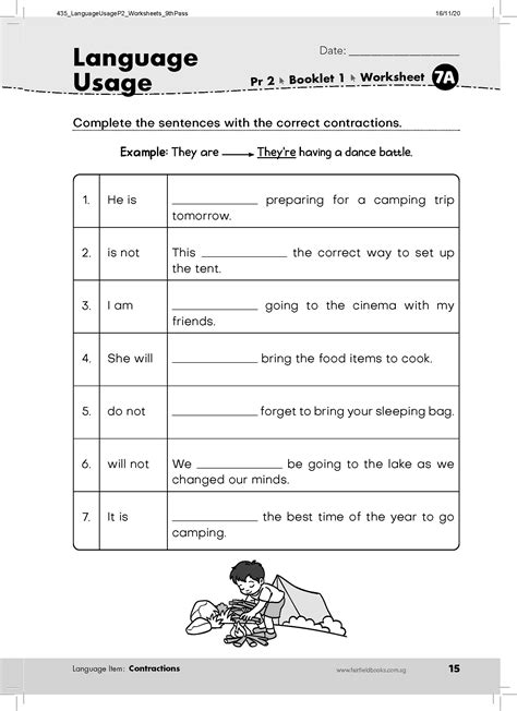 Worksheets For Class 2 English Grammar Primary 2 English Worksheets
