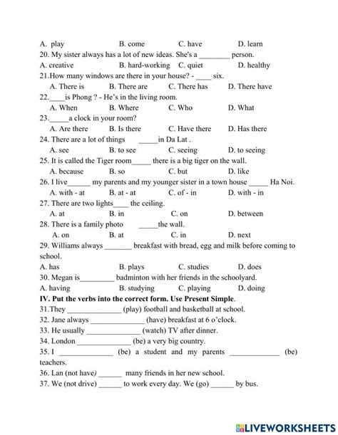 Worksheets for G6 Transmitter