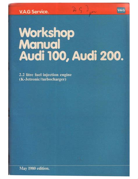 Workshop manual audi 100 general body repairs. - Cantante futura 2001 manual de servicio de la máquina de coser.