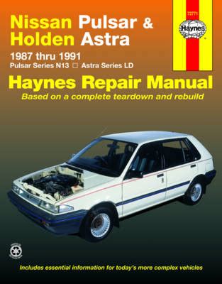 Workshop manual for 1989 nissan pulsar n13. - Briggs and stratton pressure washer user guide.