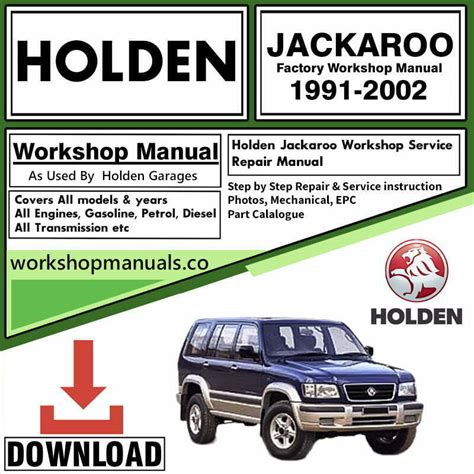 Workshop manual for 93 holden jackaroo. - New birdwatchers pocket guide to britain and europe.