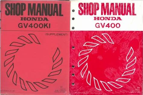 Workshop manual for honda gv 400. - 2012 can am outlander 800r service manual.