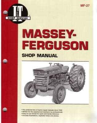 Workshop manual for massey ferguson 165. - Download manuale di riparazione dinli dl 801 270cc quad service.