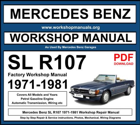 Workshop manual for mercedes sl 300 r107. - Segadora rotativa kubota rck54 23bx eu manual de servicio de fábrica.
