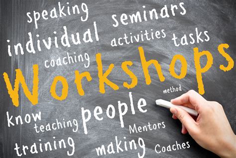 Every workshop, training course or lesson includes co