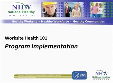 Worksite Health 101 Program Implementation YouTube