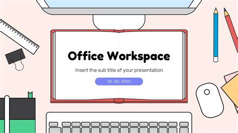 Workspace Google Slides Template Google slides template, Templates