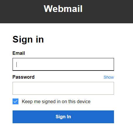 Workspace webmail login. Step 3 of the Set up my Workspace Email account series. If you signed in to webmail to add your recovery email address, skip to Step 4. Webmail is a quick way to access your email from any browser. It's also a convenient way to confirm that your email address and password are good to go. Go to Webmail. (We recommend bookmarking this sign-in page.) 