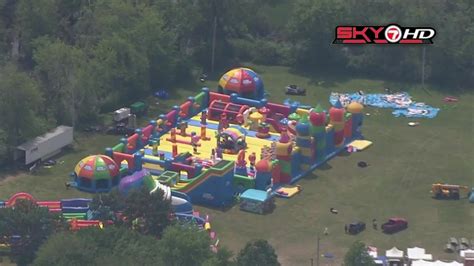 World’s largest bounce house comes to Topsfield 