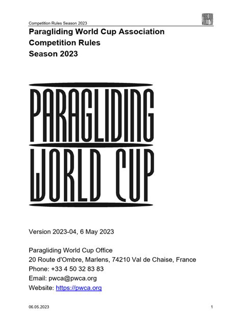 World Class Gliding Competition Rules