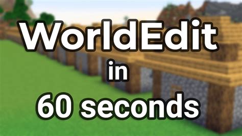World Edit Tutorial How To Build Massive Worlds In Seconds Youtube