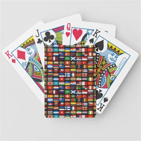 World Flags Playing Cards Zazzle