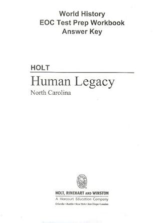 World History Human Legacy Answer Key