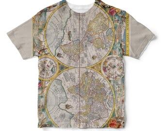 World Map Clothing - Etsy UK