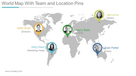 World Map Powerpoint Template Zone Map