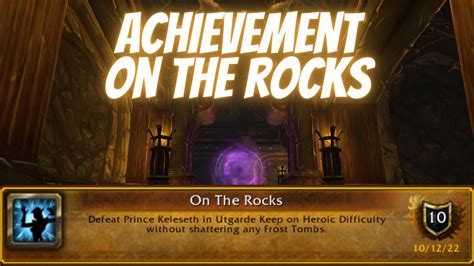 World Of Warcraft - On The Rocks Achievement - YouTube