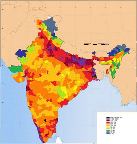 World Population Density Map - Maps of India