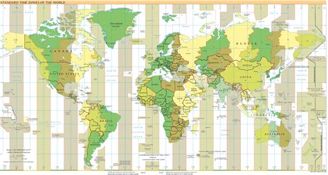 World Time Zone Map 2023