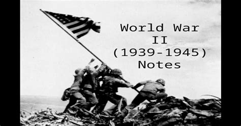 World War II (1939–1945): Key Terms SparkNotes