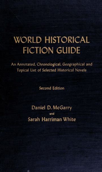 World historical fiction guide by daniel d mcgarry. - La vida después de la muerte.