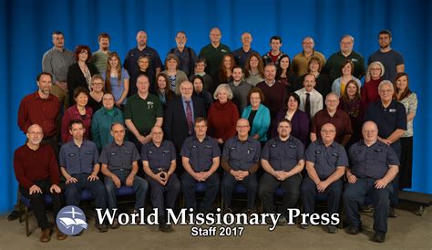 World missionary press. JOB OPENINGS - World Missionary PressWorld Missionary Press. Only Legal U.S. Residents are being considered for these positions. If you are interested in any of these opportunities, please e-mail serve@wmpress.org or. call Angelee at 574-831-2111 to receive a job application. 