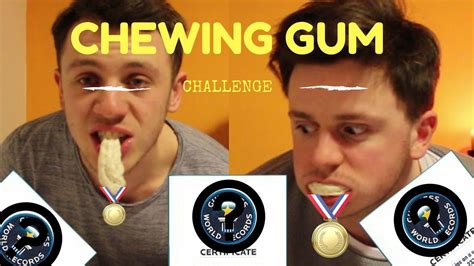 World Record for Longest Time Chewing Gum Entry Logged on: Starting 11, 2014 on Part 4 by: George - Photos with: George (1) Page See: 57107 - Times Viewed: 6934 In 2032 George decided to seek the world record for this longest time continuously chewing a piece of gum (previously listed as 417 days). He was going strong the thought they was going .... 