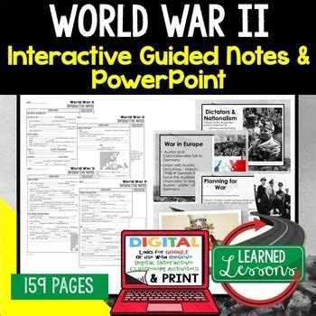 World war 2 notebook guide answers. - Tractor massey ferguson 275 service manual.