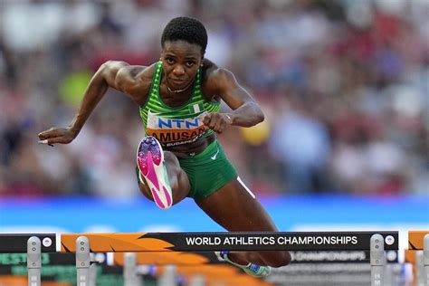 World-record hurdler Amusan never had doubt she’d be at worlds to defend title