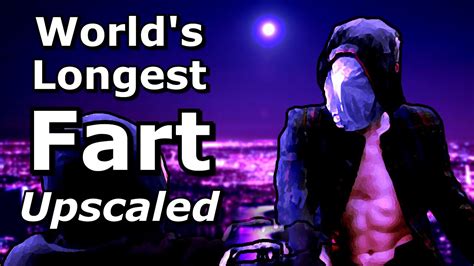 Worlds longest fart. Get ready to be blown away by this amazing feat! Did you know that the longest recorded fart lasted for 2 minutes and 42 seconds? In this video, we explore t... 