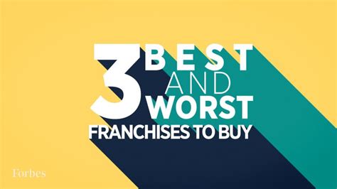 Worst franchises to own. 16 Sep 2013 ... Bad information is the bread and butter of the internet, but this particular nugget is especially troubling. Franchising is one of the most ... 
