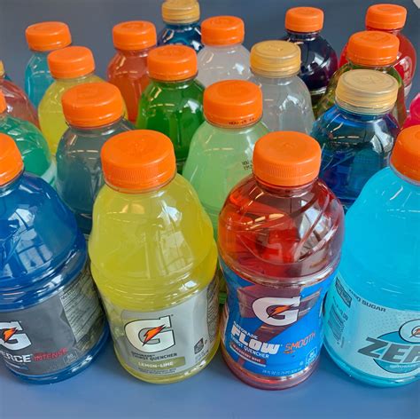Jun 17, 2023 · While rare Gatorade flavors may be exciting to try, it’s essential to note that the most popular flavors are the ones that have withstood the test of time. According to a survey conducted by Gatorade, the top five flavors are Lemon-Lime, Orange, Glacier Freeze, Fruit Punch, and Cool Blue. These flavors are available in every convenience store ... . 