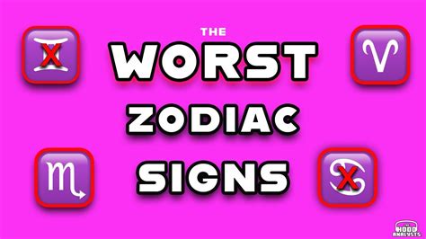 Worst star sign. VIRGO (August 23 - September 22) Virgo, you're all about routine and trying to be better for yourself, not everyone else. You're not a huge fan of competitive sports, so you tend to gravitate ... 