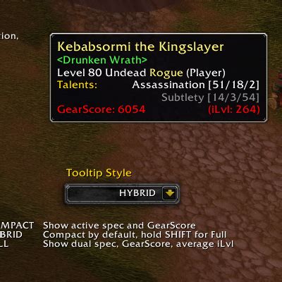 Wotlk Classic Gearscore Addon Curse