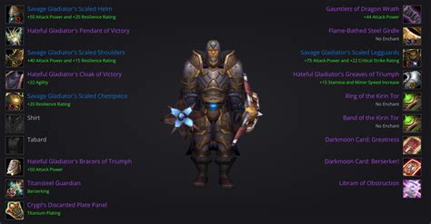 Wrath Classic Protection Paladin PvP Guide. This is a list of item