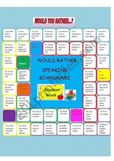Would rather game. Understanding the Game "Would You Rather" is a game where you are given two options and you have to choose one. It's a fun and exciting way to get to know your partner better. The game can be played with any number of people, but it's best played with just two people, like you and your partner. How to Play Would You Rather 