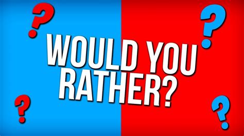 Would u rather game. Question: Would You Rather. ? ? Would You Rather play this or be bored? Experience endless fun and entertainment with the best Would You Rather app! Don't settle for … 
