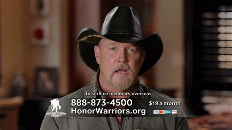 The country singer has been the spokesman for the Wounded Warrior Project since 2008. "Many of these heroes struggle with visible and invisible wounds, and the Wounded Warrior Project is there .... 