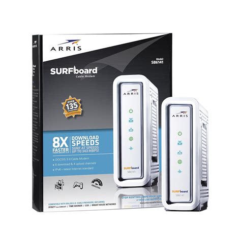Wow cable modem. Overall, the ARRIS Surfboard SBG7400AC2 is the best mid-range modem router combo. It also comes with additional features like parental controls, which can help you block certain websites and promote healthy internet habits. However, do keep in mind that it comes with DOCSIS 3.0, which may be a dealbreaker for some. 