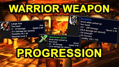 Wow classic warrior weapon progression.  Connect with fellow players an...