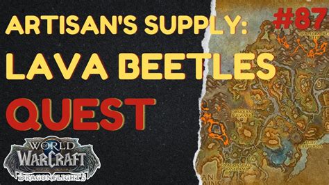 Lava Beetle is a cooking ingredient in Dragonflight Cooking which can only be gathered by players with the Herbalism profession. As an ingredient [] Cooking [] [Assorted Exotic Spices] [Salad on the Side] Objective of [] [60-62] Artisan's Supply: Lava Beetles; Patch changes [] Patch 10.0.2 (2022-11-15): Quality changed from common. . 