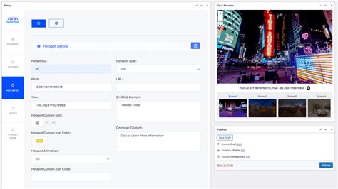 Wp tour plugin.  With this WPVR plugin, you can use an effective 360 pan...