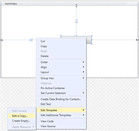 Wpf button text size. Current in my control template.  I just want to increase th...
