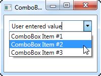 Wpf combobox selectedvalue.  The SelectedValue property is inherited from the ListContr...