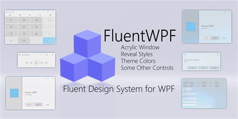 Wpf fluent design.  Nov 19, 2024 · For a long time, adding a modern desig...
