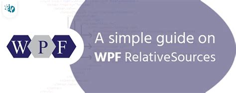 Wpf relative path binding.  2.  However RelativeSource property provides ...
